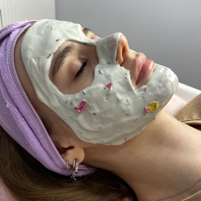 Альгинатная маска по типу кожи (дополнительно к массажу лица)