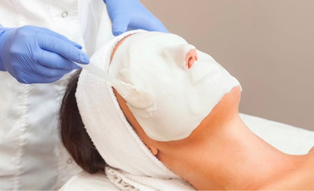 Альгинатная маска лица, шеи и декольте