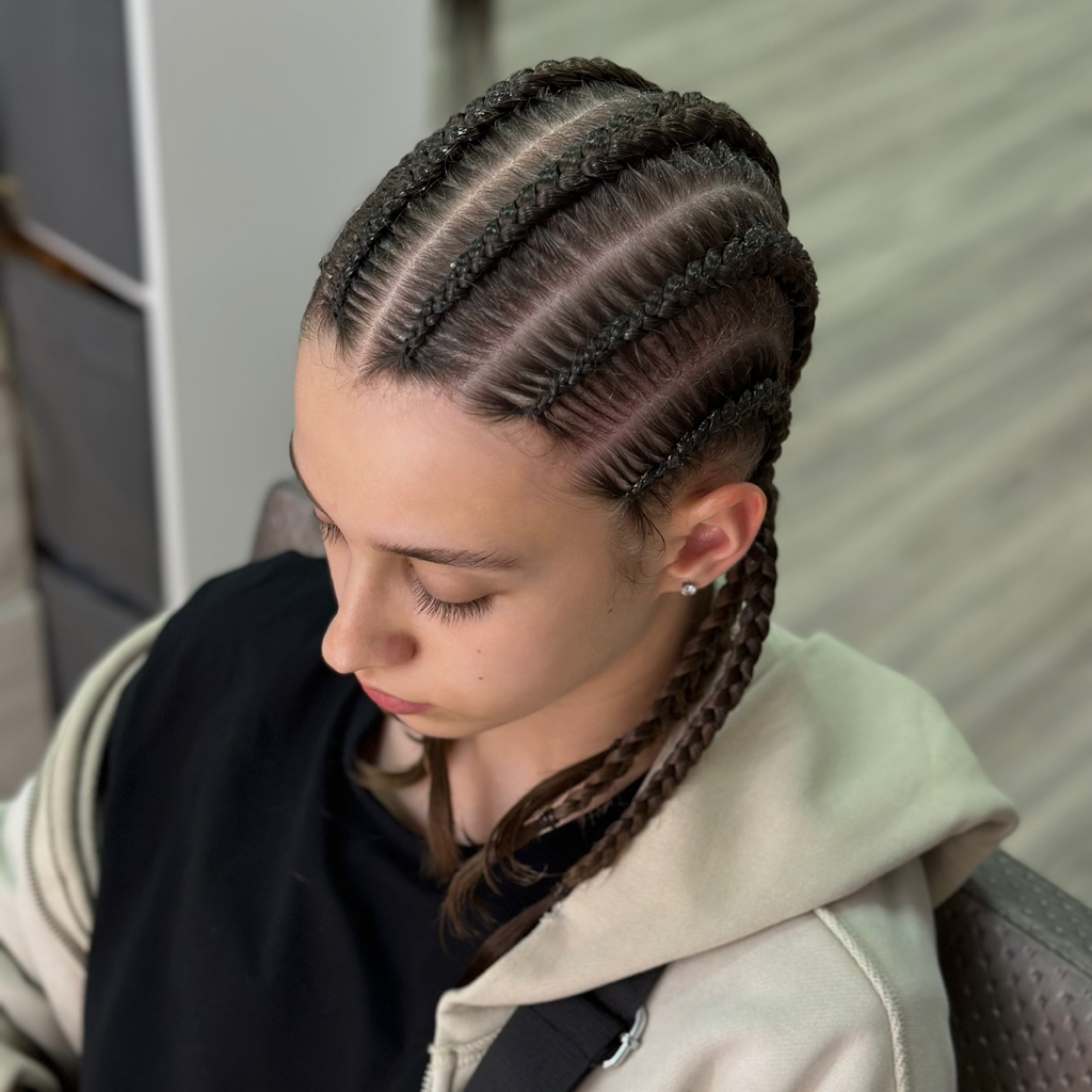 Брейды на свои волосы