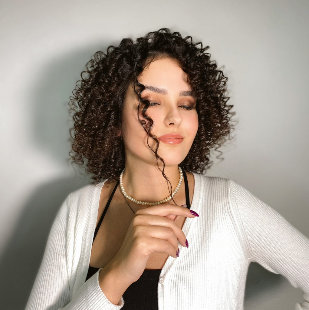 Афрокудри на свои волосы