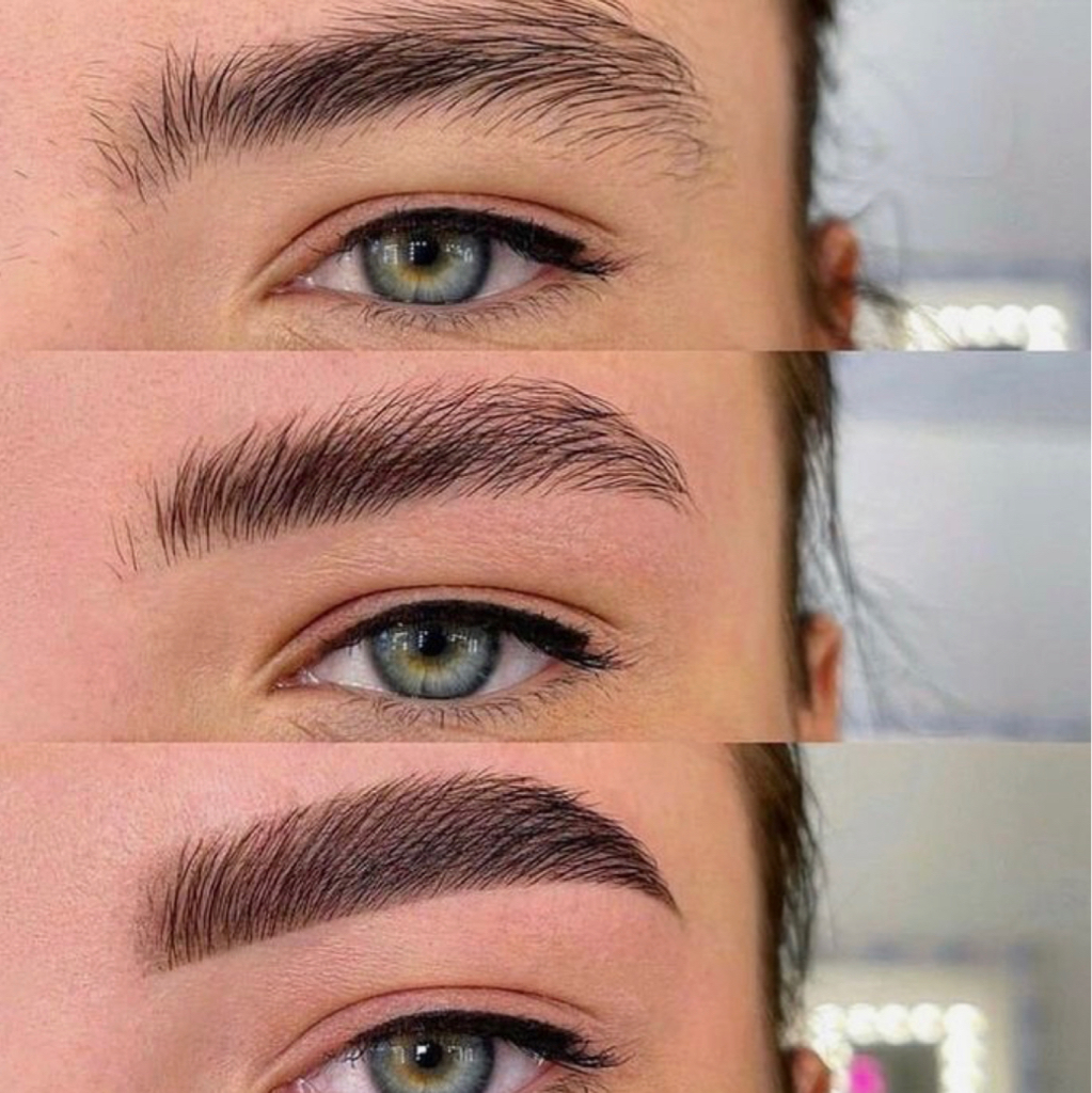 ДОЛГОВРЕМЕННАЯ УКЛАДКА БРОВЕЙ (ламинирование) + коррекция (окрашивание входит по желанию).