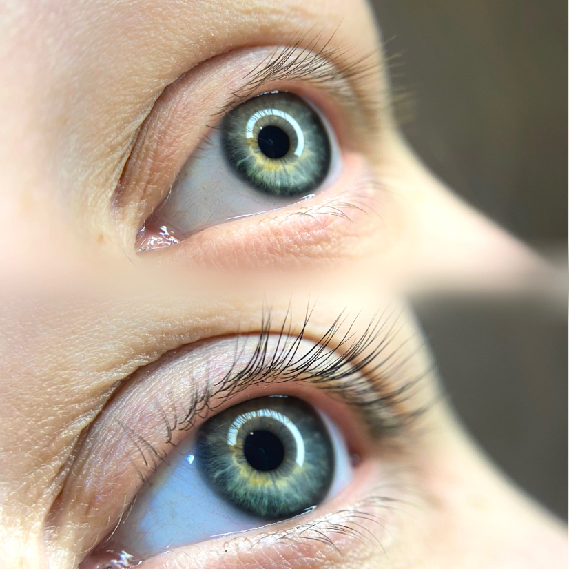 Окрашивание ресниц краской/хной