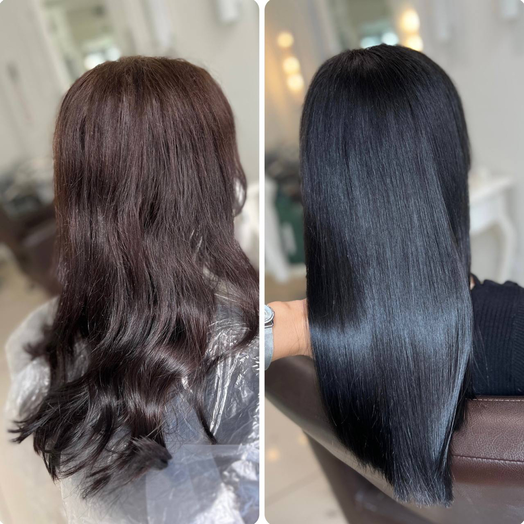 Комплекс: однотонное окрашивание + уход для волос