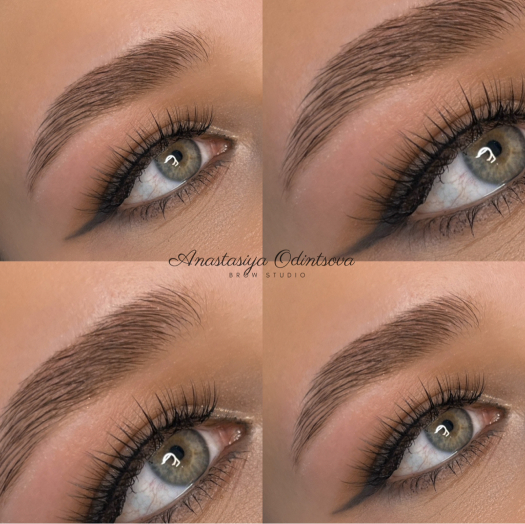 Женская коррекция бровей