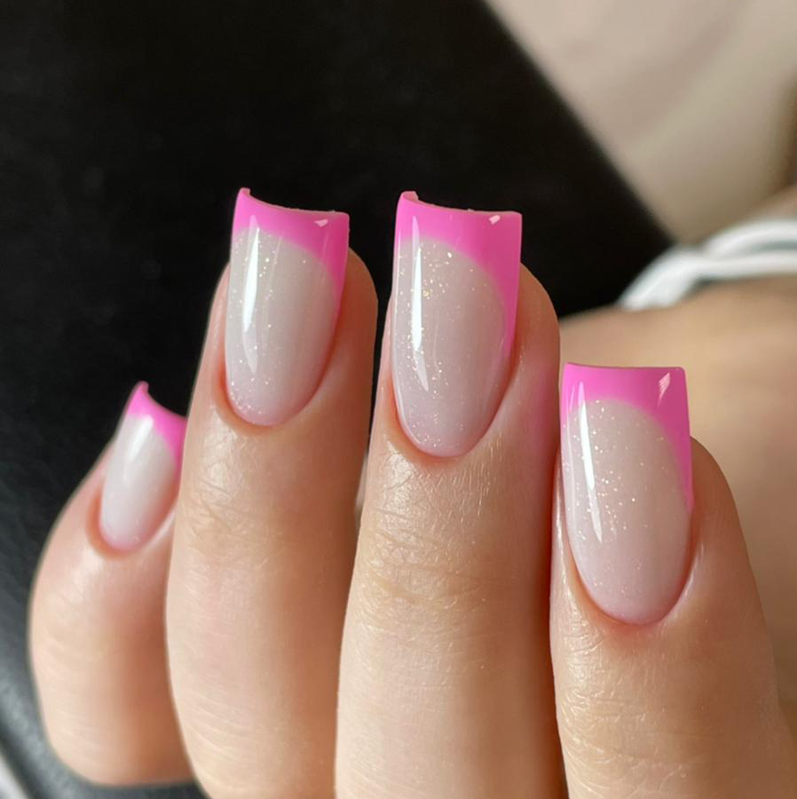 Снятие + маникюр + покрытие гель-лак + укрепление + дизайн френч