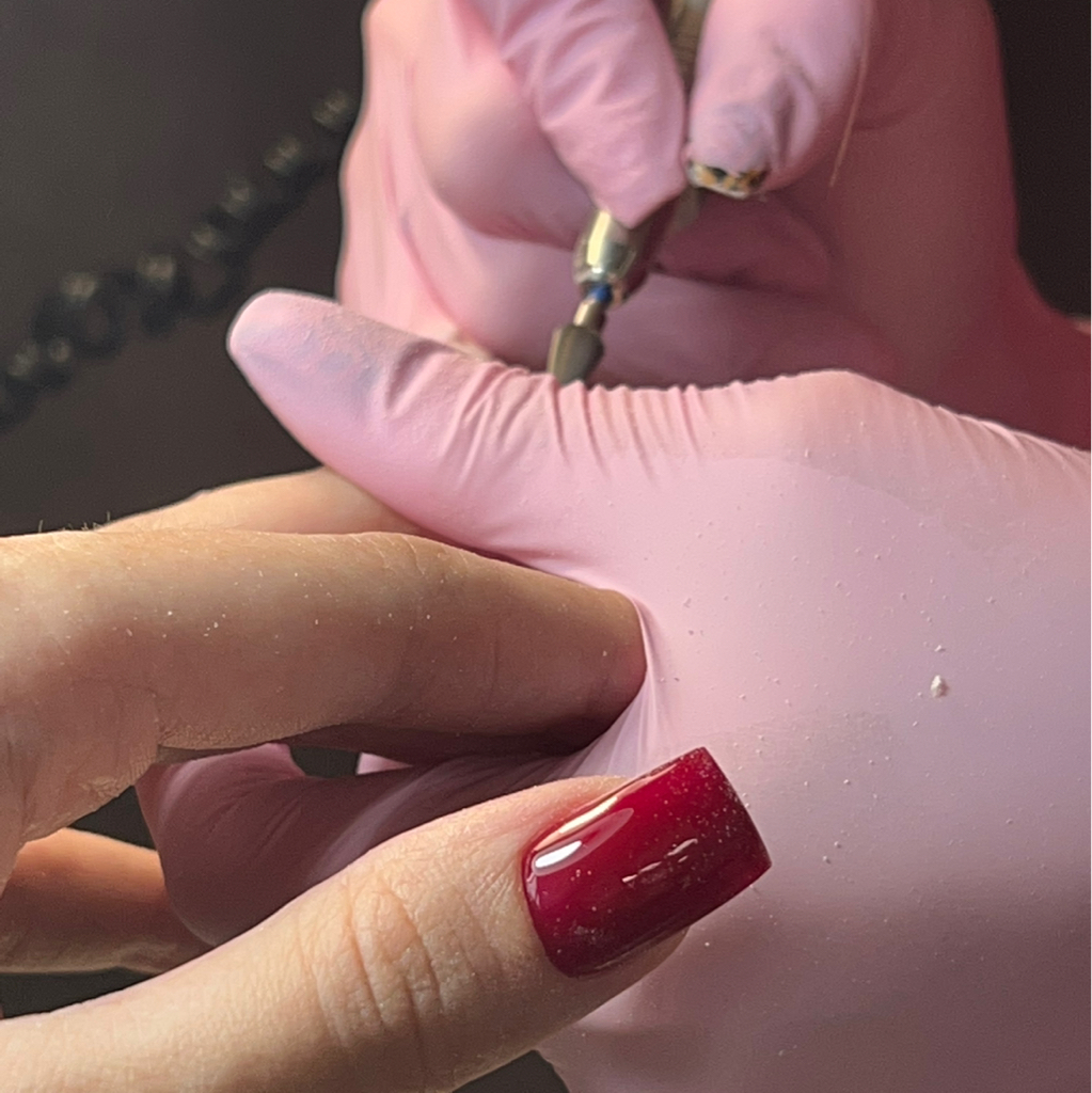 Снятие гель-лак+гигиенический маникюр