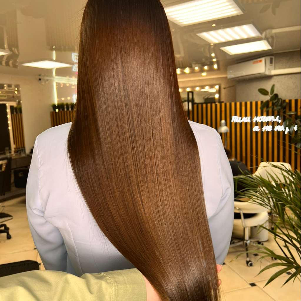 Кератиновое  выпрямление волос (короткие)