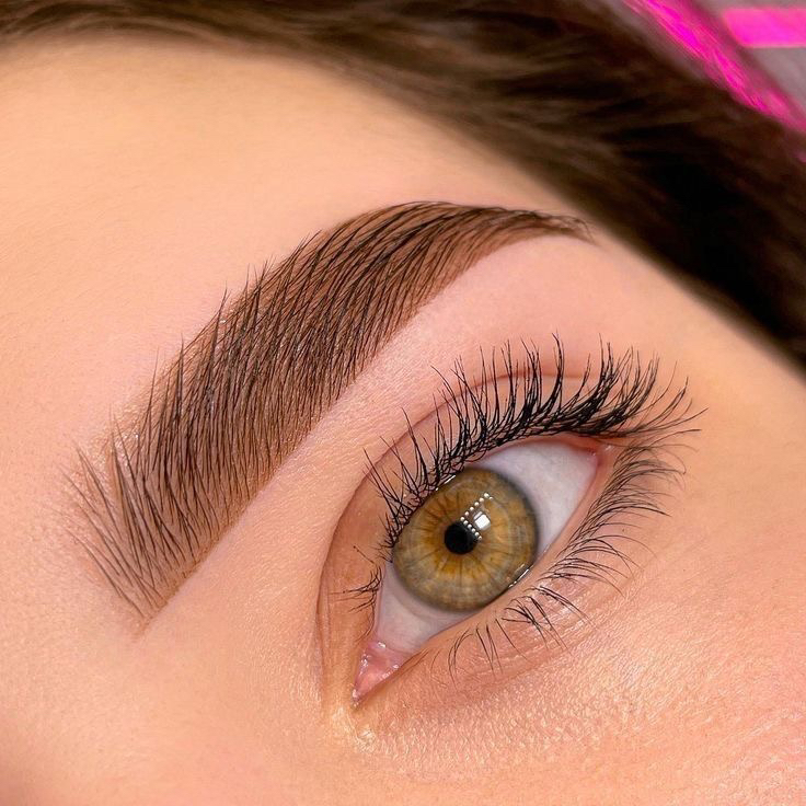 Коррекция бровей + окрашивание краска + ботокс