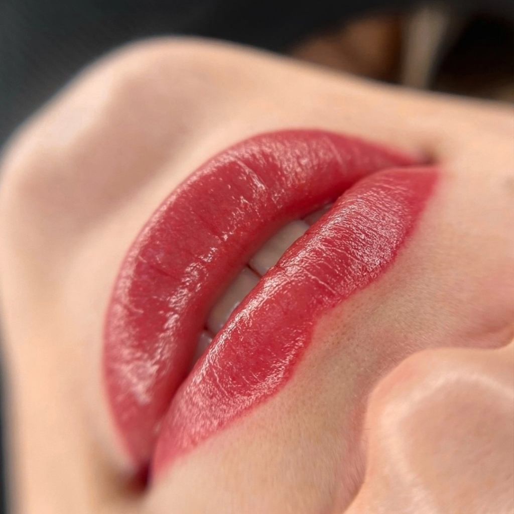 коррекция пермаментного макияжа губы/брови