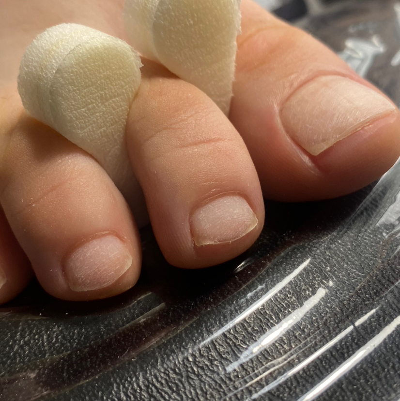 Педикюр полный без покрытия