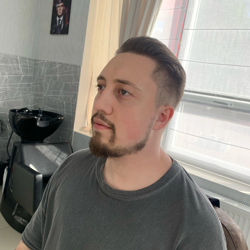 Оформление бороды и усов + тонирование