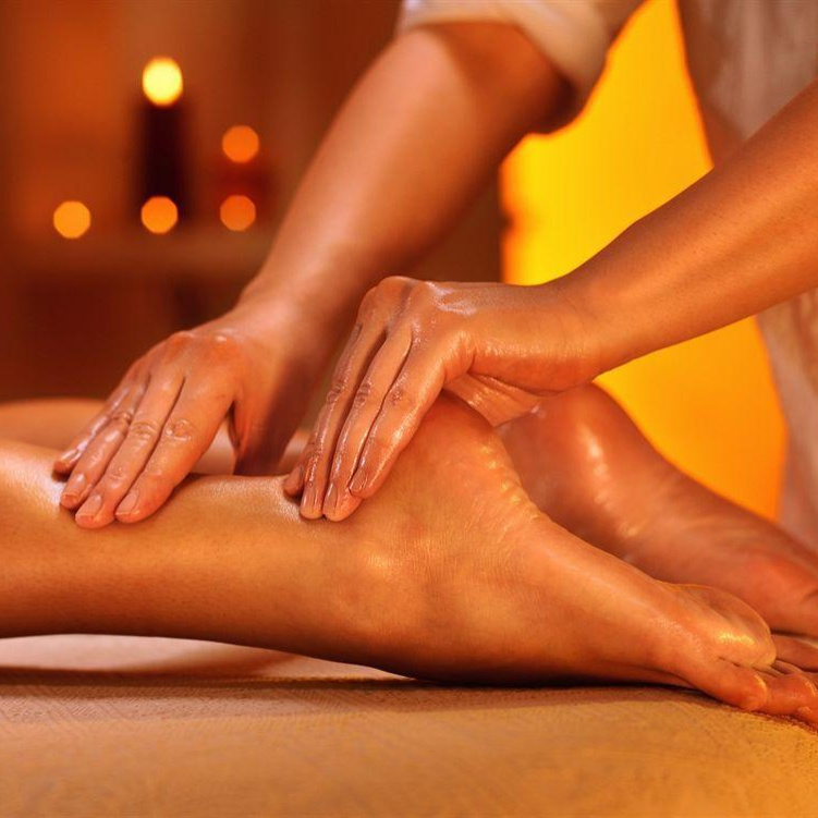 Массаж ног расслабляющий