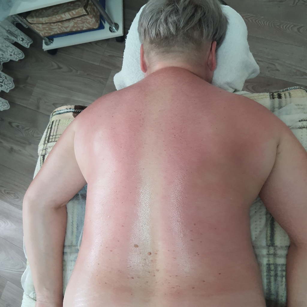 Массаж Спина+поясница+шейно воротниковая зона