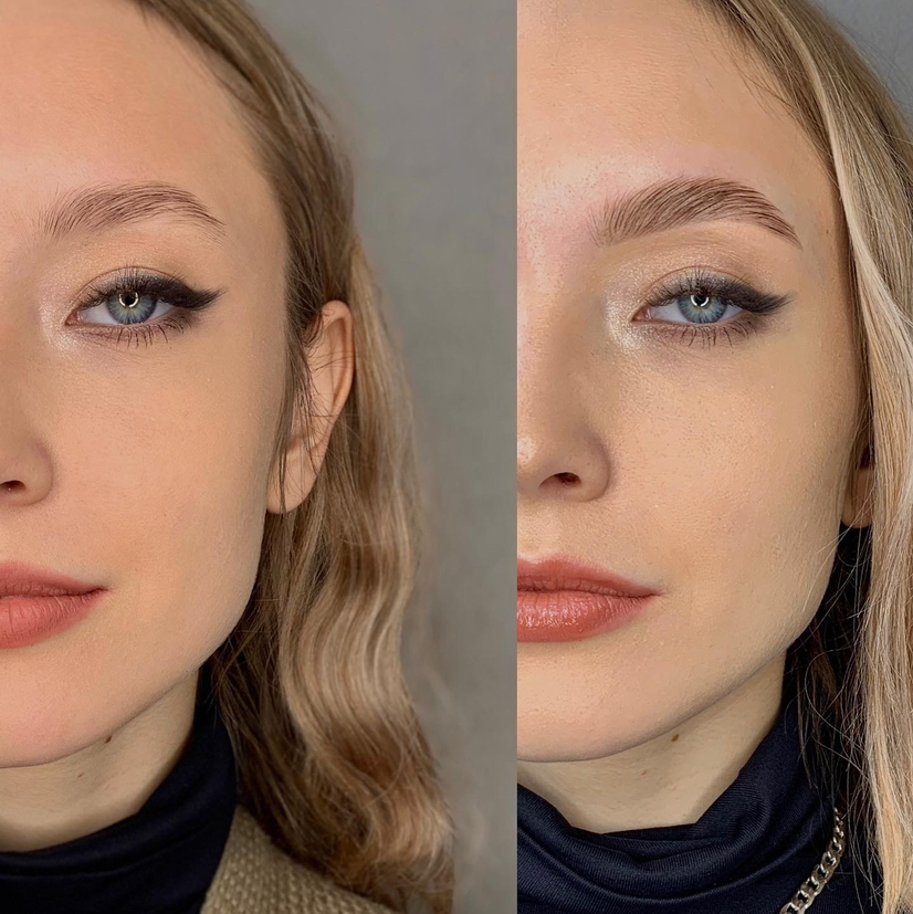 Коррекция бровей