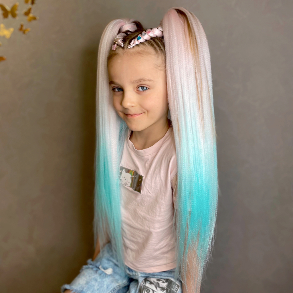 Брейды в два хвоста