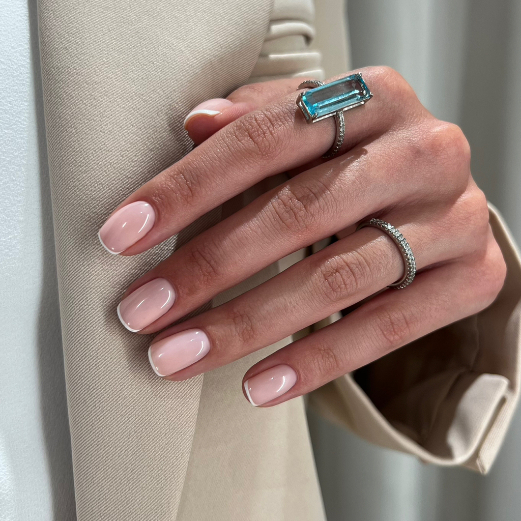 Маникюр + покрытие гель-лак + френч