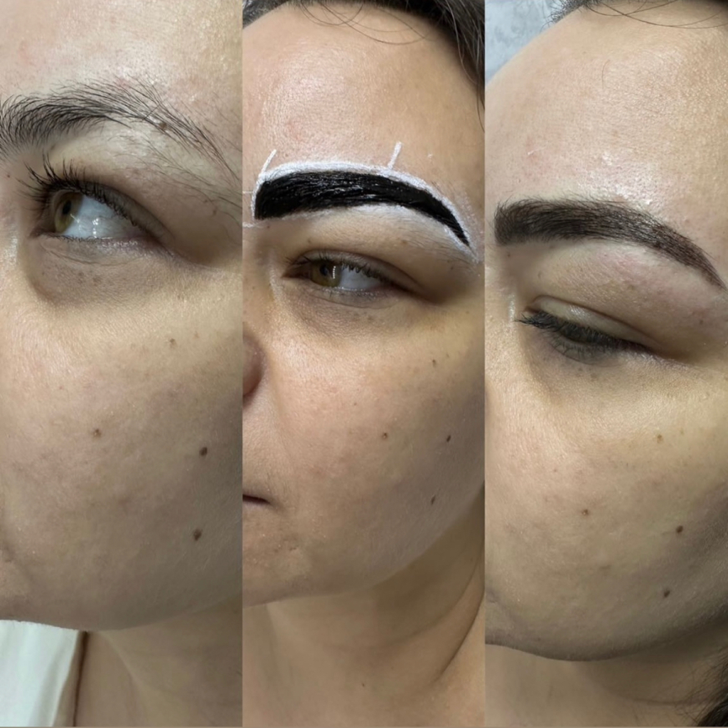 Окрашивание хной и коррекция