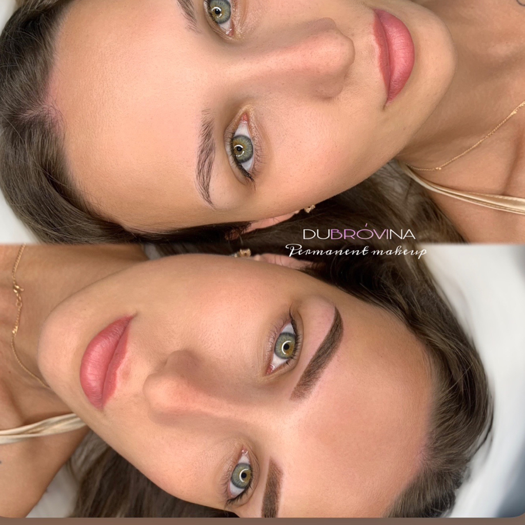 Перманентный макияж бровей
