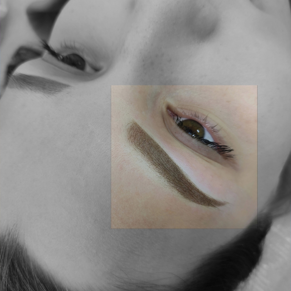 перманентный макияж бровей