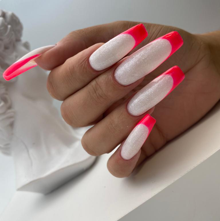 Маникюр + наращивание ногтей гелем + покрытие гель лак