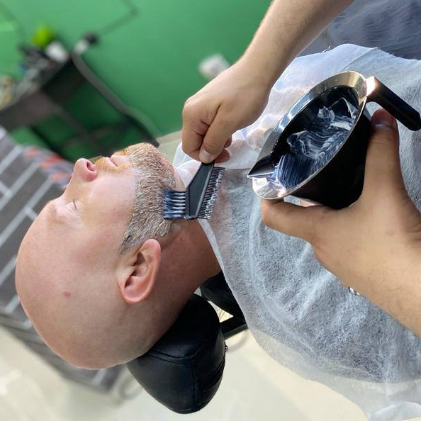 Тонирование бороды