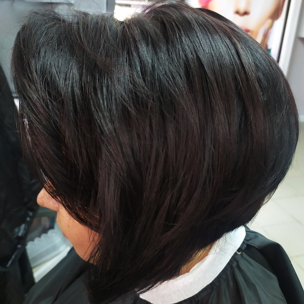 Простое окрашивание.1 Тон.Короткие Волосы