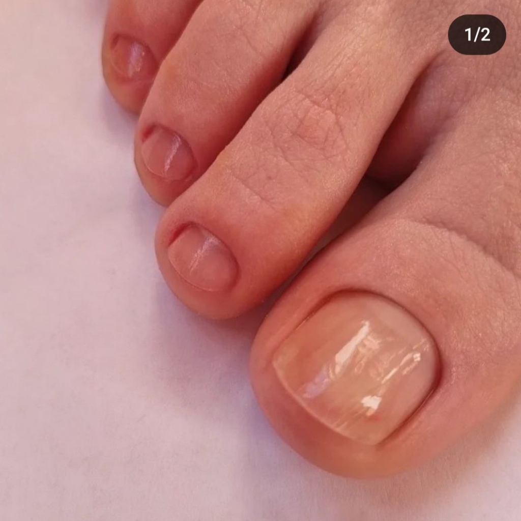 Педикюр (пальцы) без покрытия