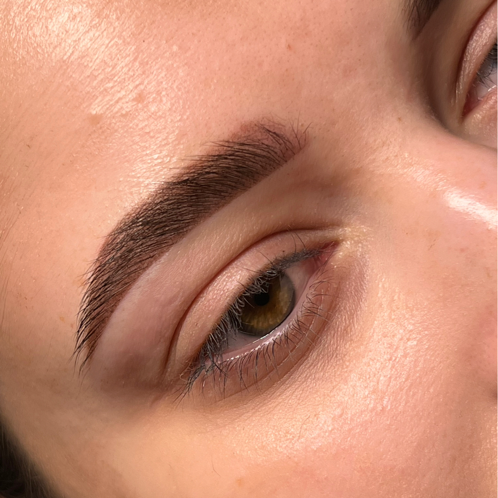 Пудровое напыление бровей/  Mickopigmentacia obočia(tetovanie obočia)