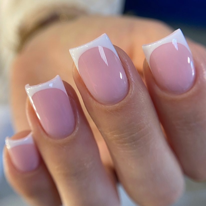 Маникюр с покрытием + френч