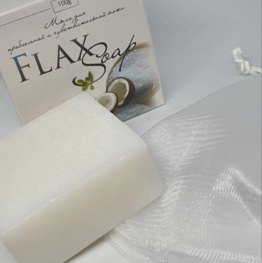 Мыло для проблемной и чувствительной кожи FlaxSoap