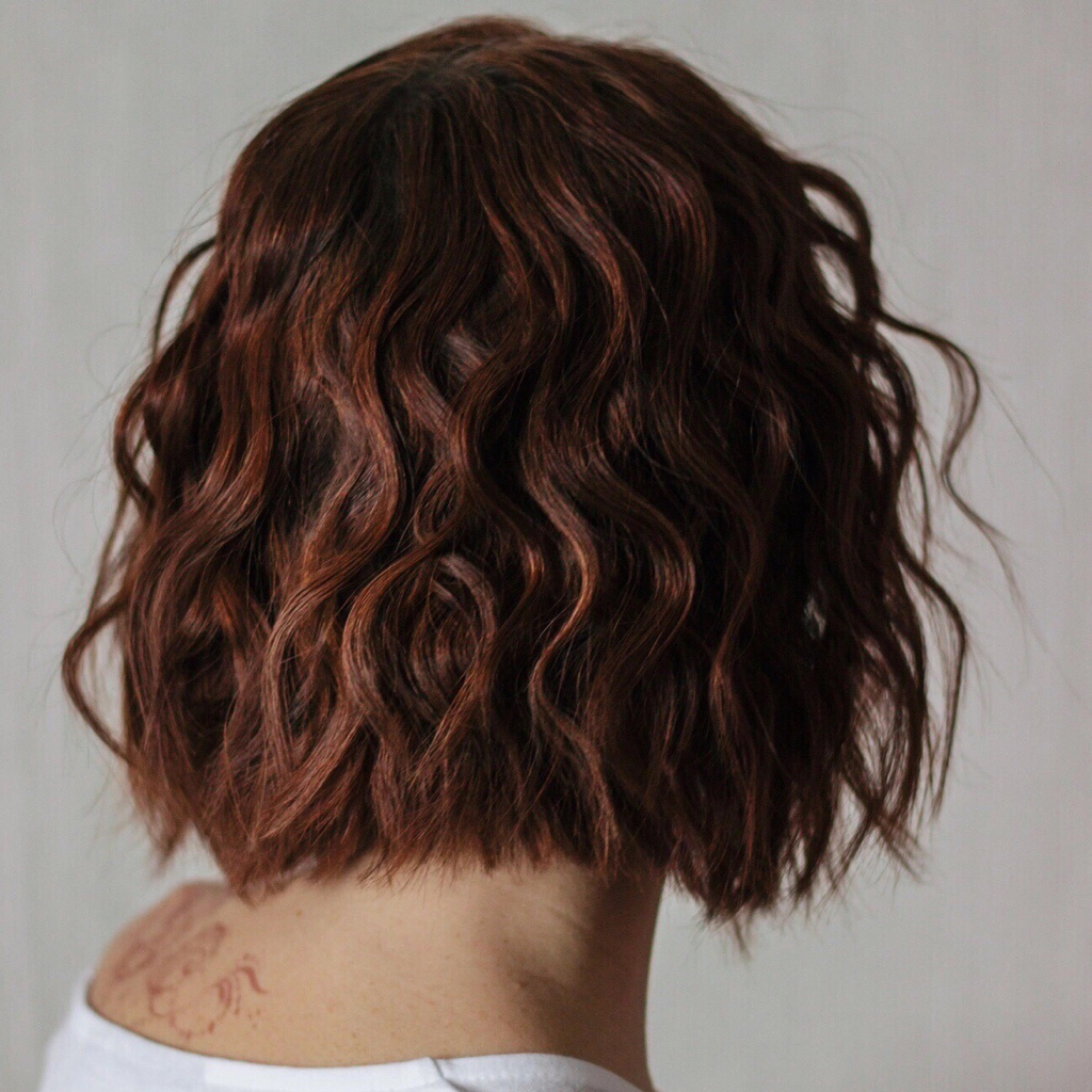 Укладка локоны/волны на короткие волосы