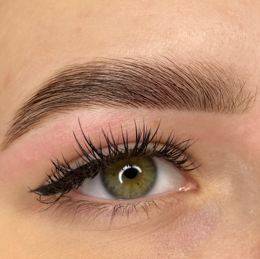 Ламинирование бровей с окрашиванием и коррекцией