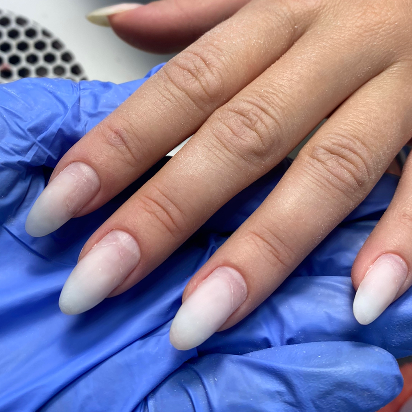 Маникюр классический без покрытия