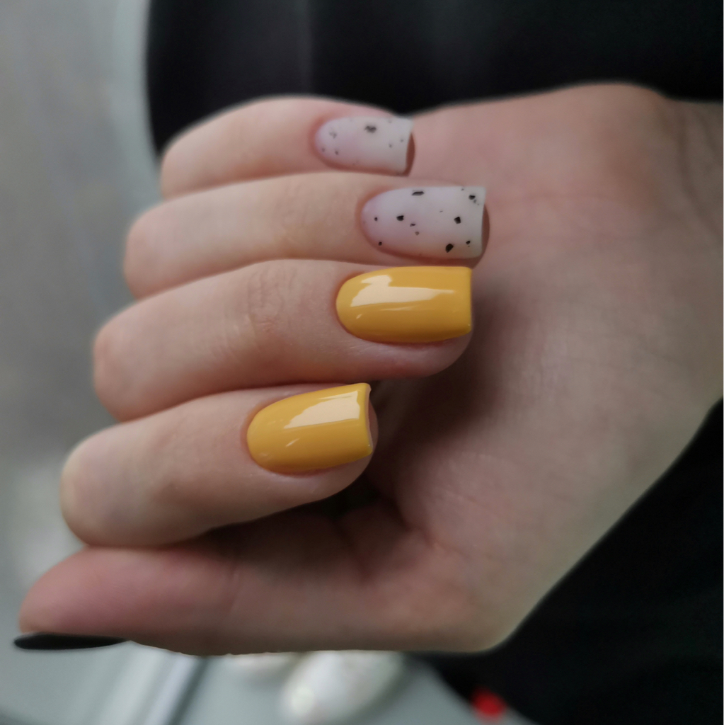 Маникюр + твердый гель