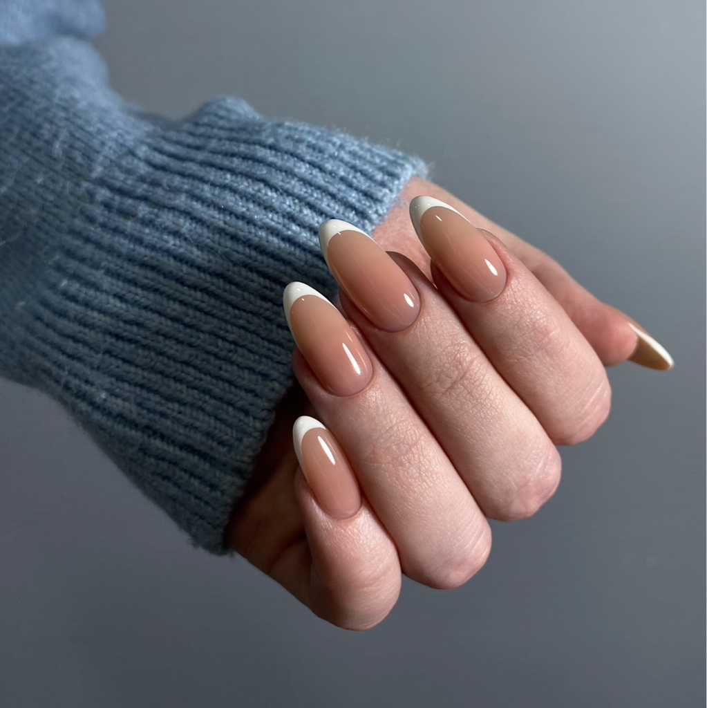 Маникюр+покрытие гель-лак+френч