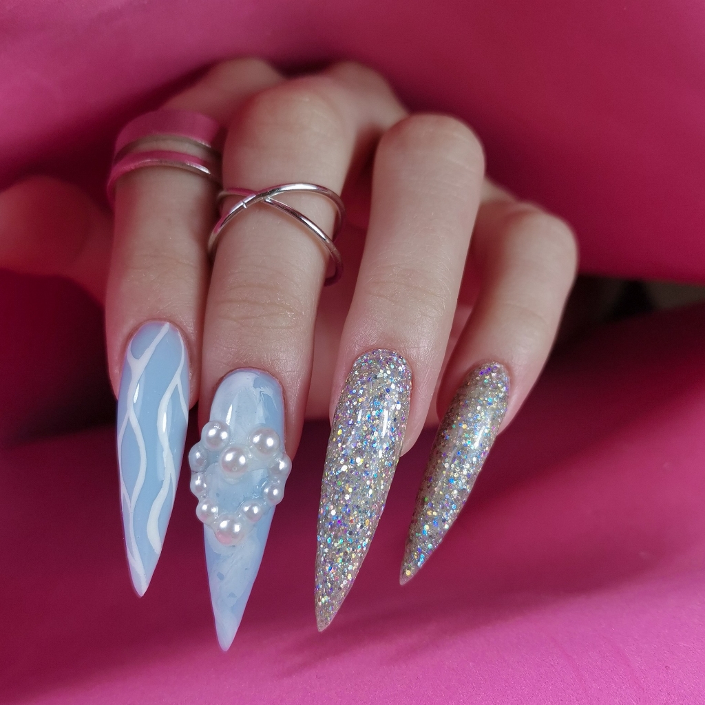 Коррекция ногтей длина 10+