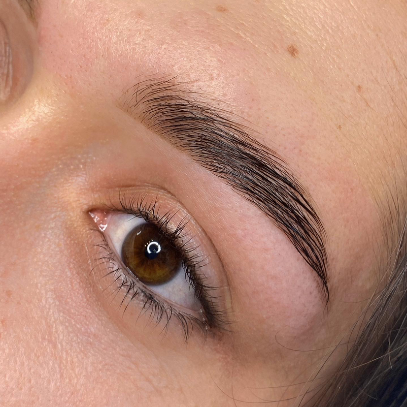 Окрашивание бровей хной/краской