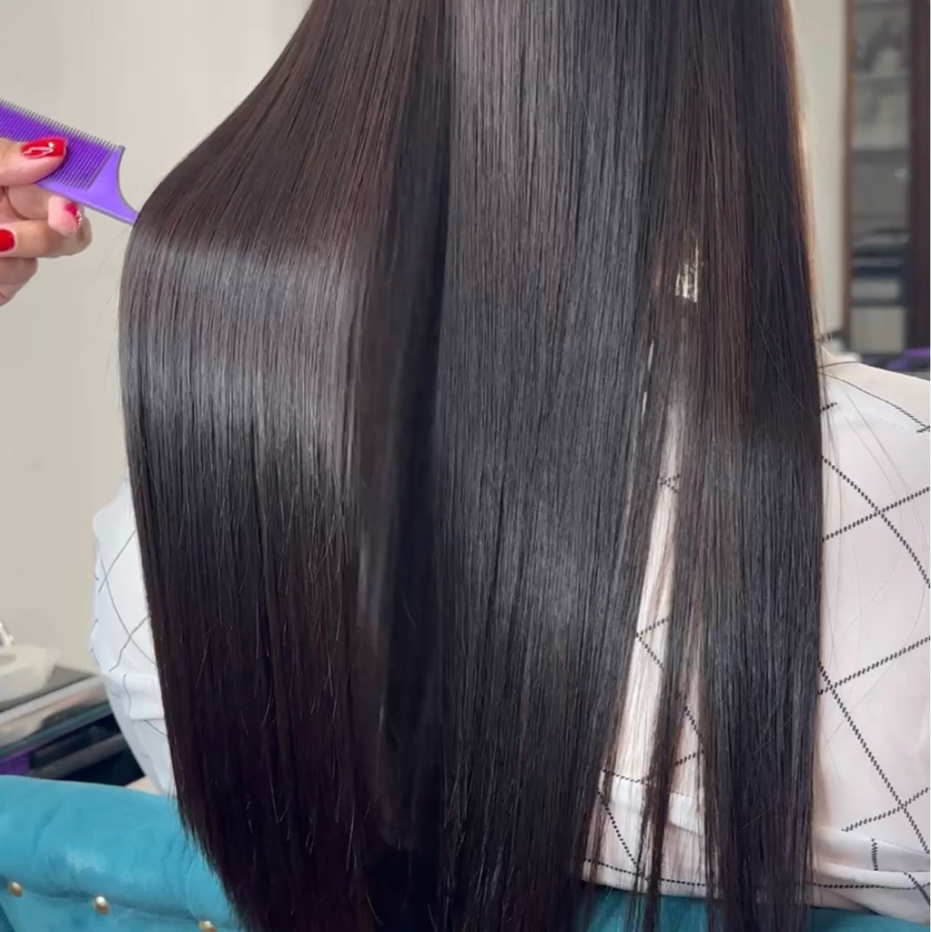Кератиновое выпрямление и восстановления волос сверх длинные (до 60см )