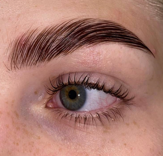 Окрашивание и ботокс ресниц (без ламинирования)