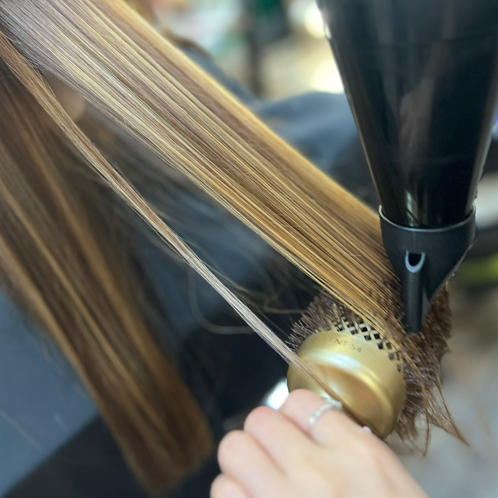 Мытье головы и укладка. Волосы до лопаток