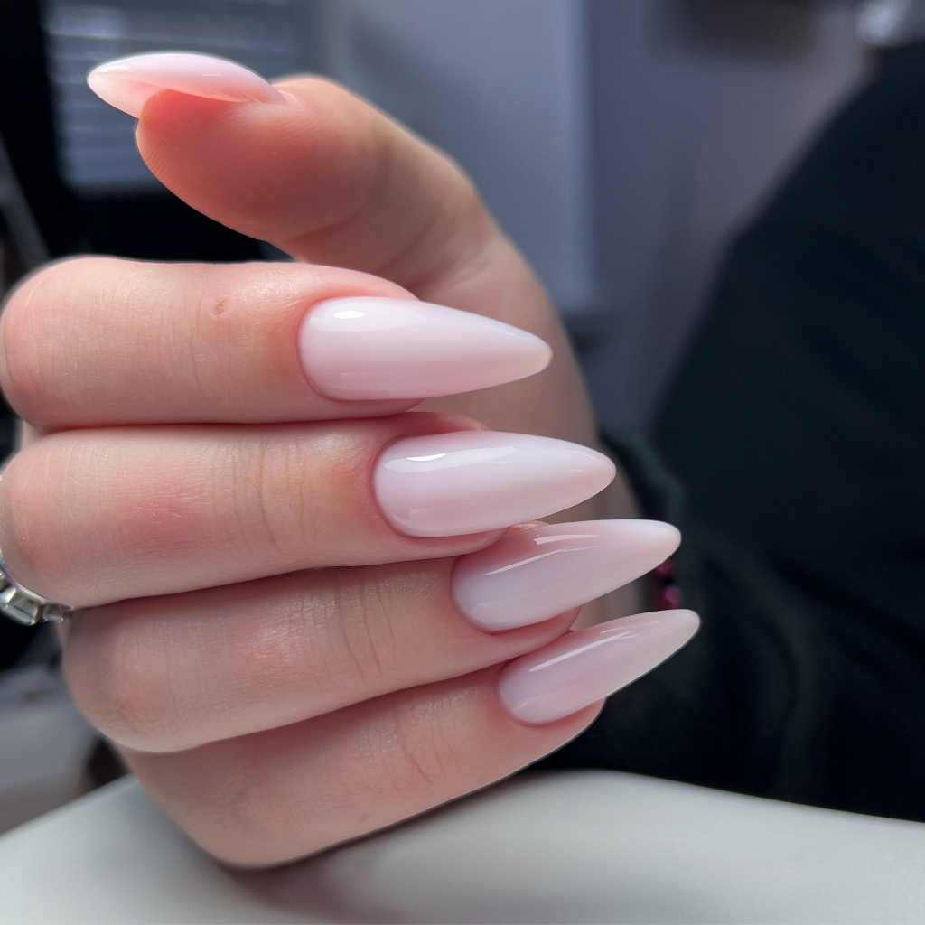 Маникюр наращивание ногтей на нижние формы