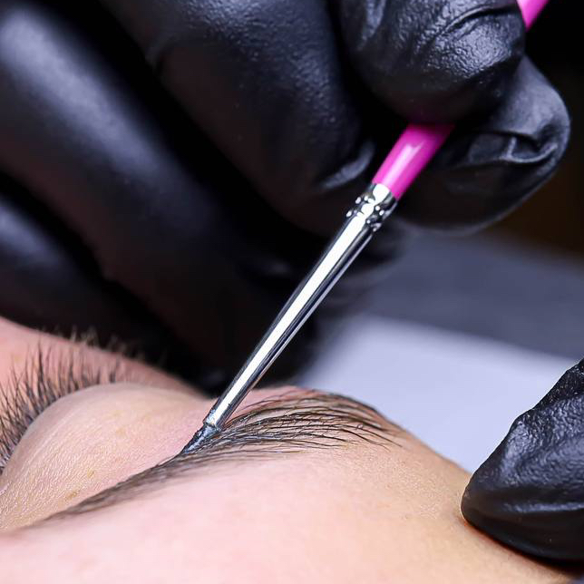 Оформление +окрашивание бровей и ресниц