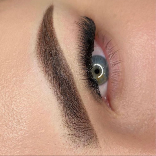 Коррекция нашего перманента бровей