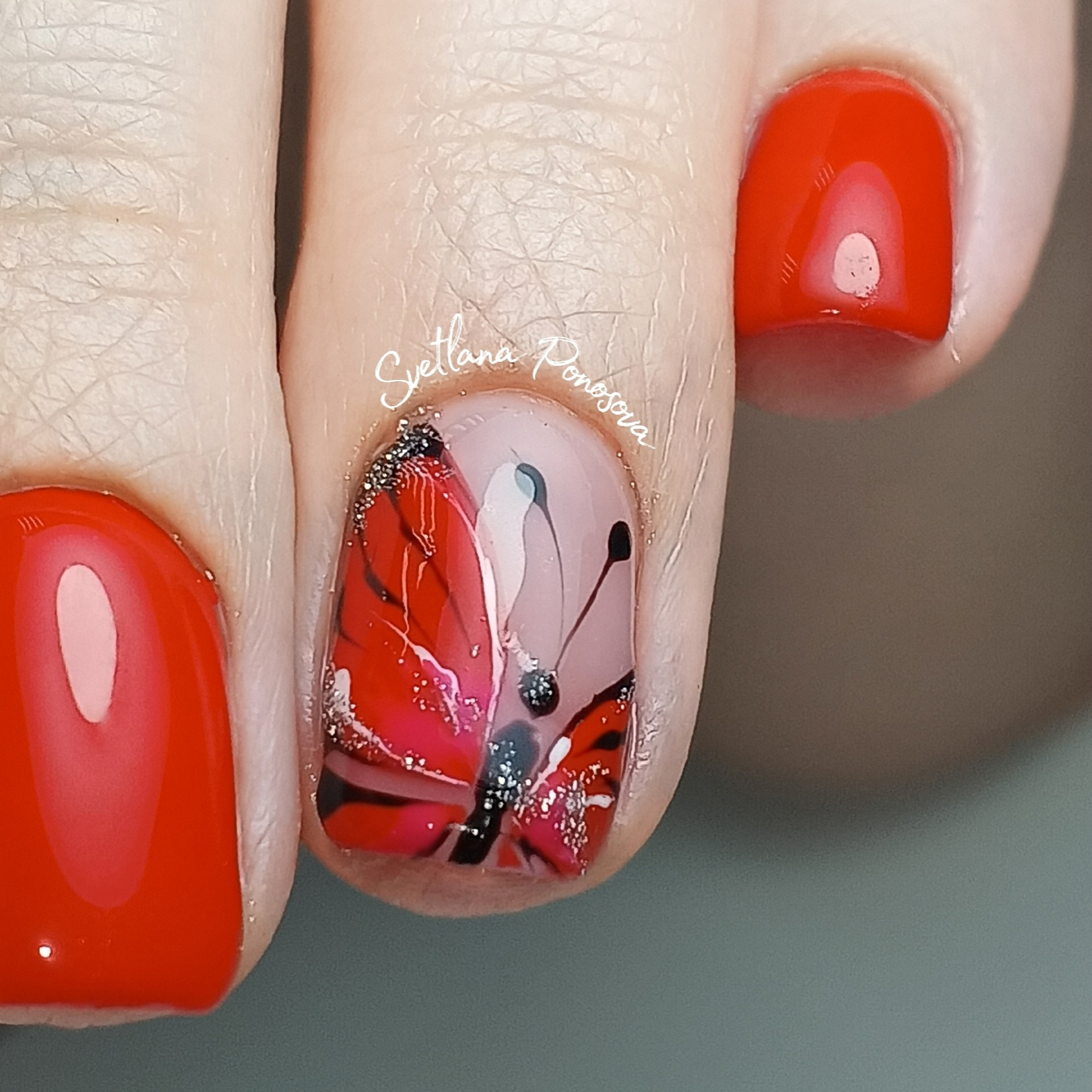 Дизайн на 1 ноготь