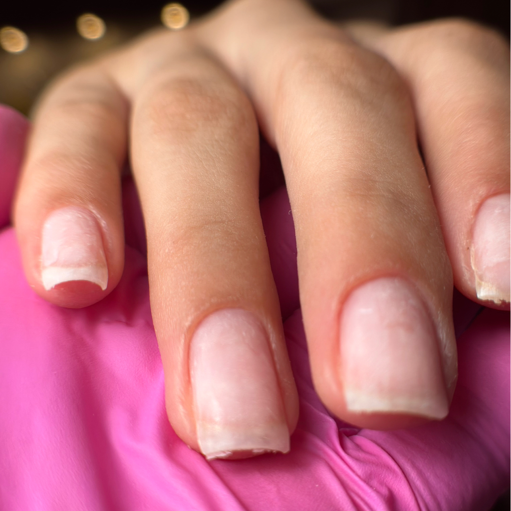 Manicure with no polish