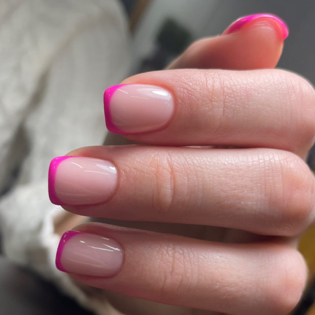 Маникюр+покрытие (френч)