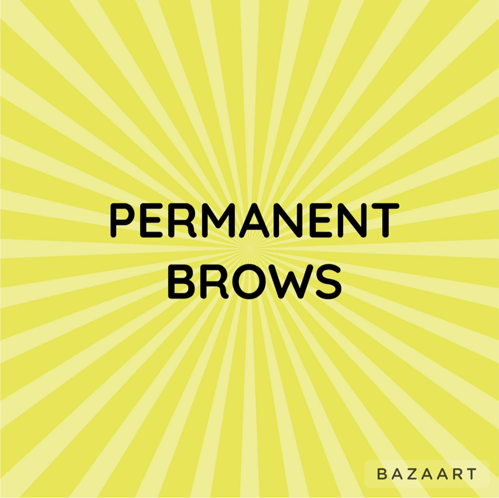 Перманентный макияж бровей