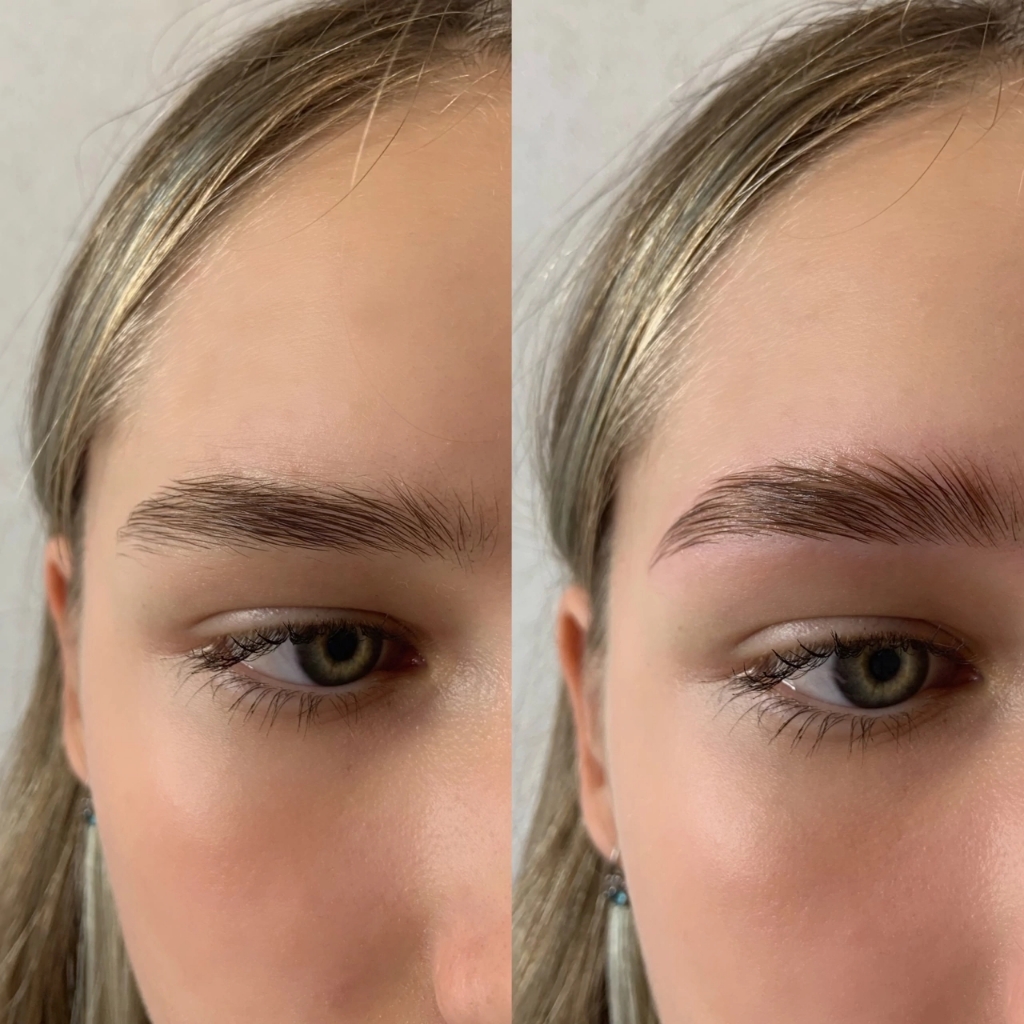 Коррекция бровей (воск/пинцет)