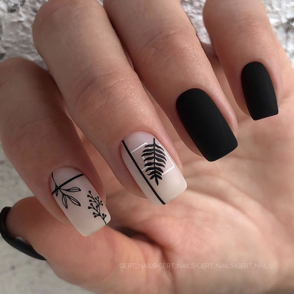 Дизайн одного ногтя