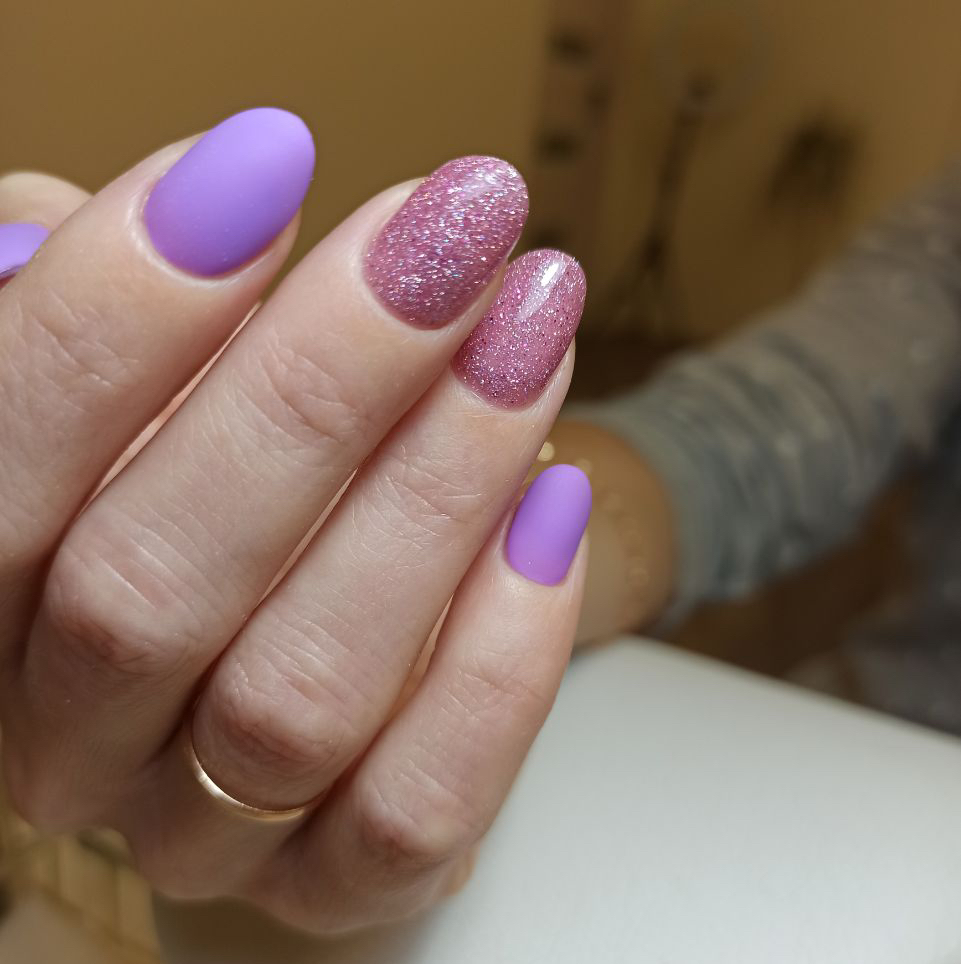 Маникюр+снятие старого покрытия